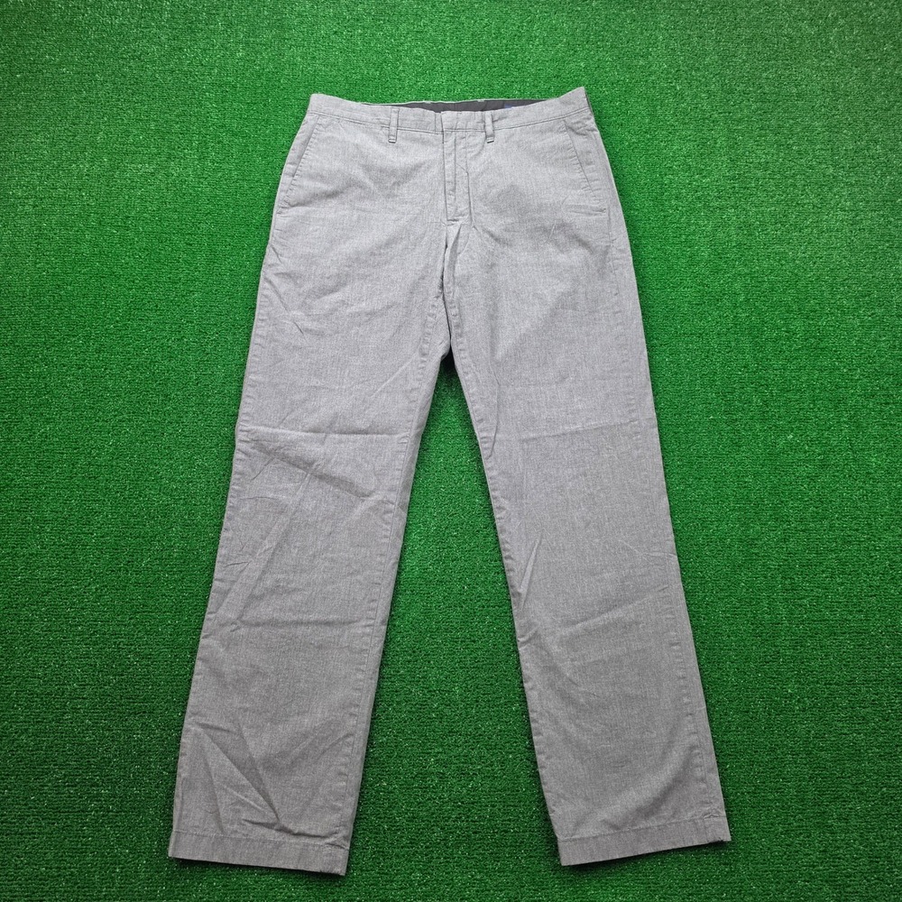 J Crew Bedford Pants Mens 32x31 Grey Cotton Straight Leg Chino‎ Business Casual